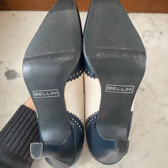 Two tone vintage style leather oxford heels - Picture 7 of 7